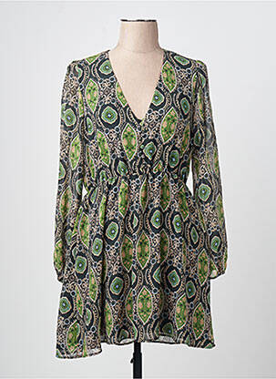 Rochie scurtă verde MANGO femeie