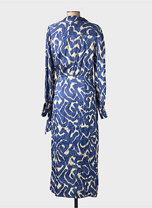 Rochie lungă albastru MANGO femeie