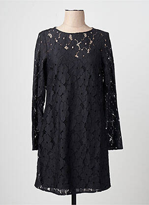 Rochie scurtă guler rotund negru VERO MODA femeie