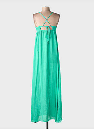 Rochie lungă fără mâneci fără mâneci verde ONLY femeie