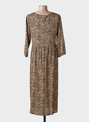 Rochie lungă maro ZABAIONE femeie