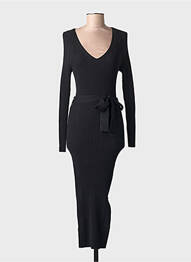 Rochie lungă negru MANGO femme