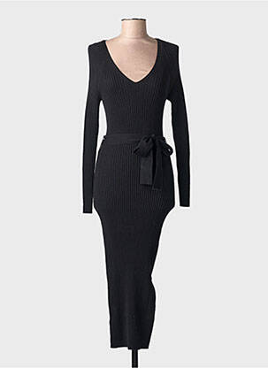Rochie lungă negru MANGO femme