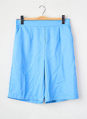 Șort croială dreaptă albastru PIECES femme