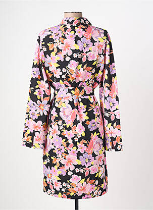 Rochie midi guler rotund roz VERO MODA femeie