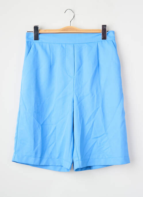 Șort croială dreaptă albastru PIECES femme
