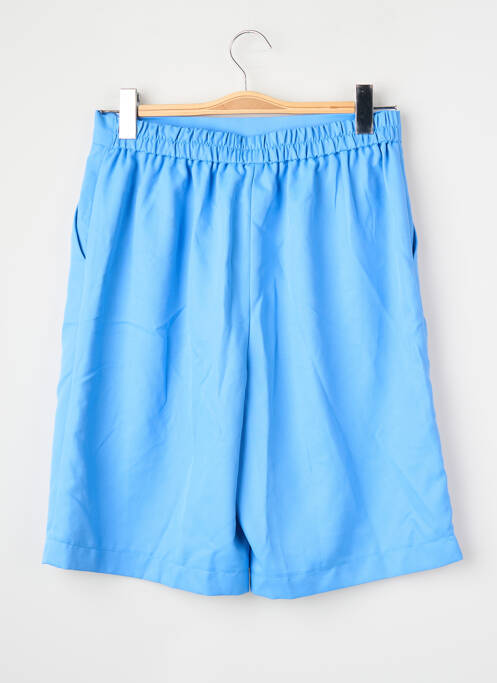 Șort croială dreaptă albastru PIECES femme
