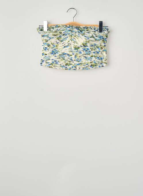 Top scurt alb MANGO femme
