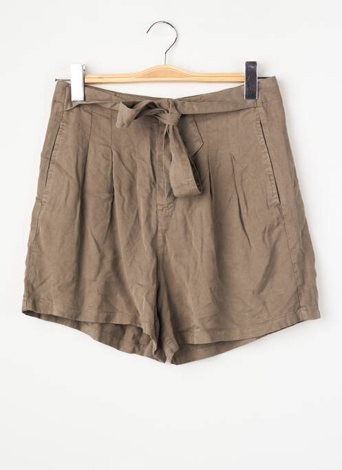 Șort închidere cu fermoar sub clapetă cu cârlig maro VERO MODA femme