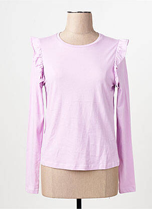 Tricou violet MANGO femeie