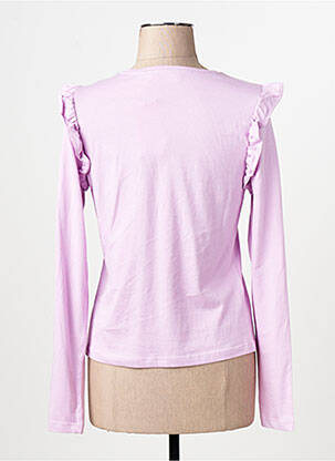 Tricou violet MANGO femeie