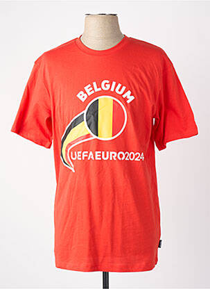 Tricou croială dreaptă mâneci scurte roșu ONLY&SONS bărbat