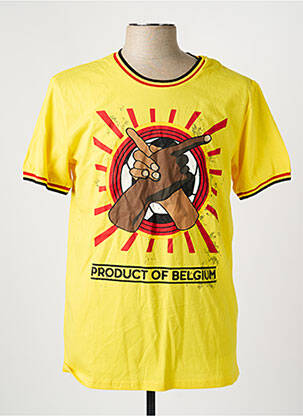 Tricou galben ZEB STYLE LAB  bărbat