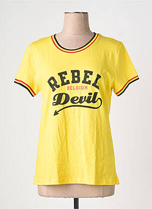 Tricou galben ZEB STYLE LAB  femeie