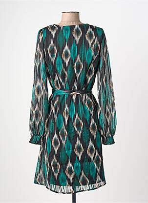 Rochie midi guler rotund verde VERO MODA femeie