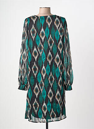 Rochie midi guler rotund verde VERO MODA femeie