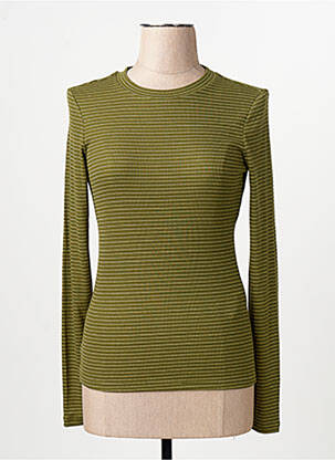 Tricou mâneci lungi mâneci lungi verde ONLY femeie