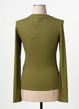 Tricou mâneci lungi mâneci lungi verde ONLY femeie