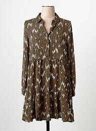 Rochie scurtă maro VERO MODA femeie