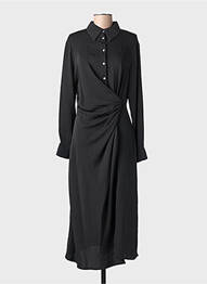 Rochie lungă negru MANGO femme