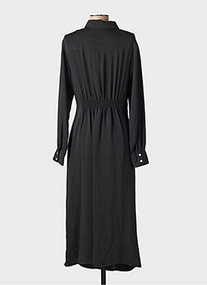 Rochie lungă negru MANGO femeie