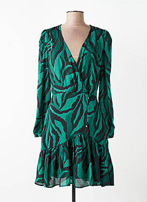 Rochie scurtă verde MORGAN femeie