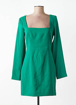 Rochie scurtă verde MANGO femeie
