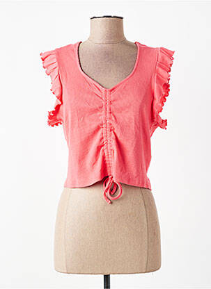 Maiou croială dreaptă fără mâneci roșu ONLY femme