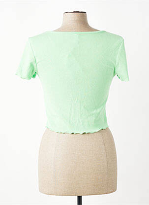 Tricou croială dreaptă verde ONLY femeie