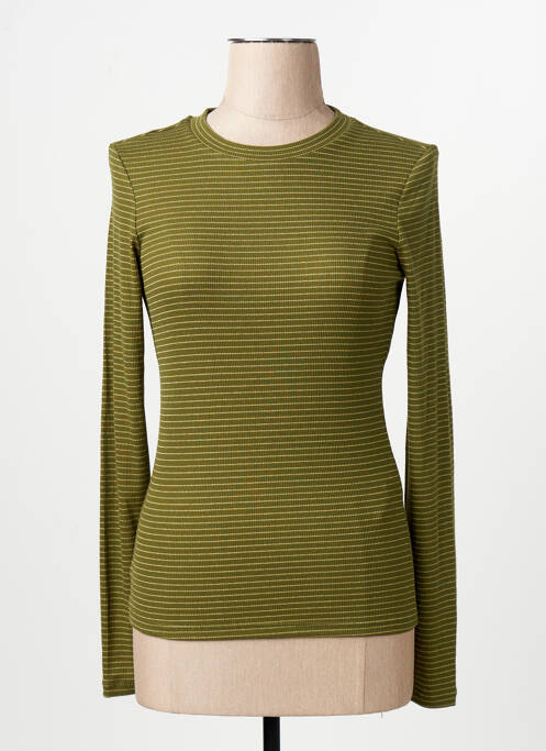 Tricou mâneci lungi mâneci lungi verde ONLY femme