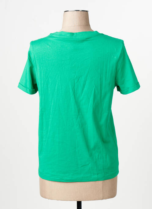 Tricou croială dreaptă mâneci scurte verde VERO MODA femme