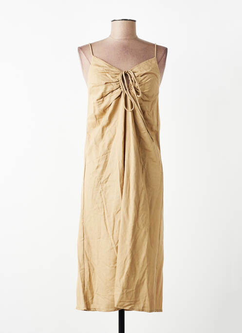 Rochie scurtă fără mâneci fără mâneci bej ONLY femme
