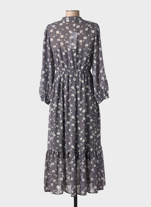 Rochie lungă guler în v gri ONLY femme