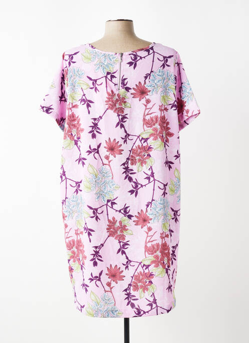 Rochie scurtă mâneci scurte mâneci scurte roz CARMAKOMA femme