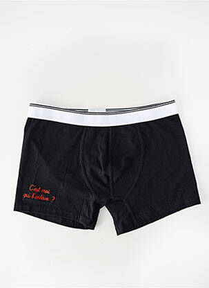 Boxer negru MONSIEUR TSHIRT bărbat