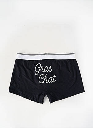 Boxer negru MONSIEUR TSHIRT bărbat