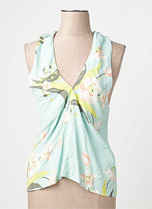 Tricou albastru MANGO femme