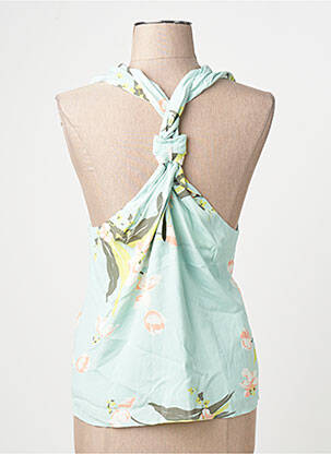 Tricou albastru MANGO femeie