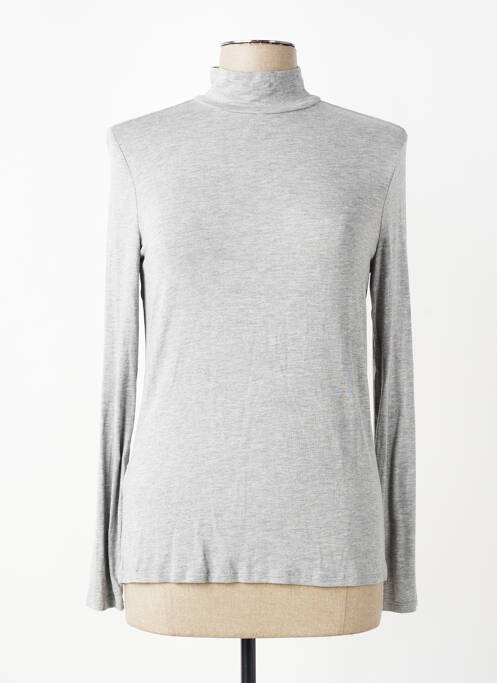 Tricou gri MANGO femme