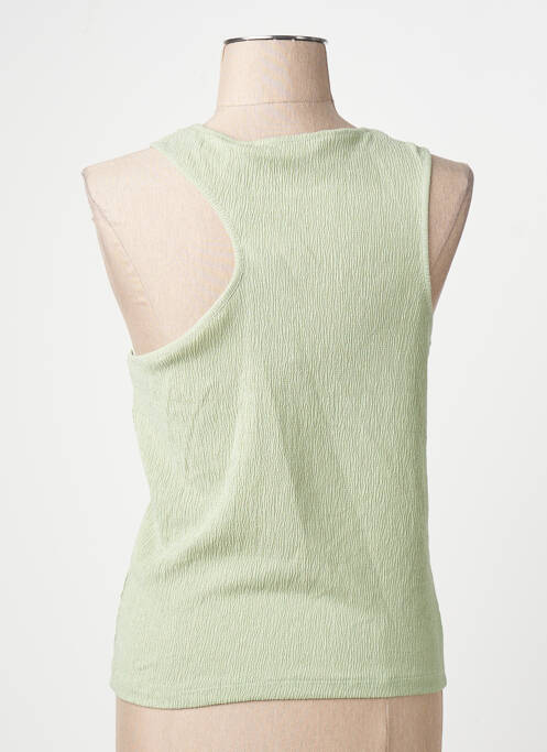 Maiou croială dreaptă fără mâneci verde VERO MODA femme