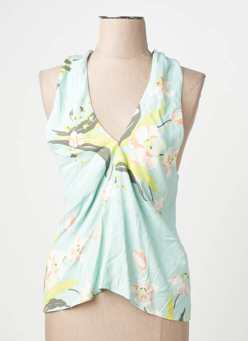 Tricou albastru MANGO femme