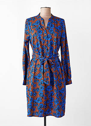 Rochie midi mâneci lungi mâneci lungi albastru JACQUELINE DE YONG femeie