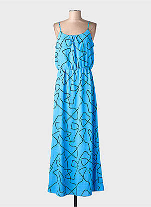 Rochie lungă fără mâneci fără mâneci albastru ONLY femeie
