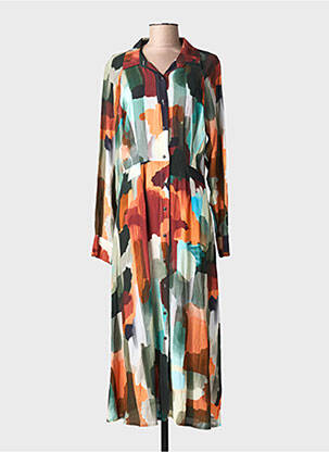 Rochie lungă verde ASTRID BLACK LABEL femeie