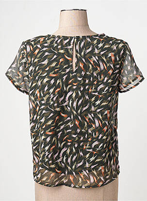 Tricou guler rotund verde ONLY femeie