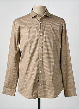 Cămașă cu mâneci lungi maro JACK & JONES bărbat