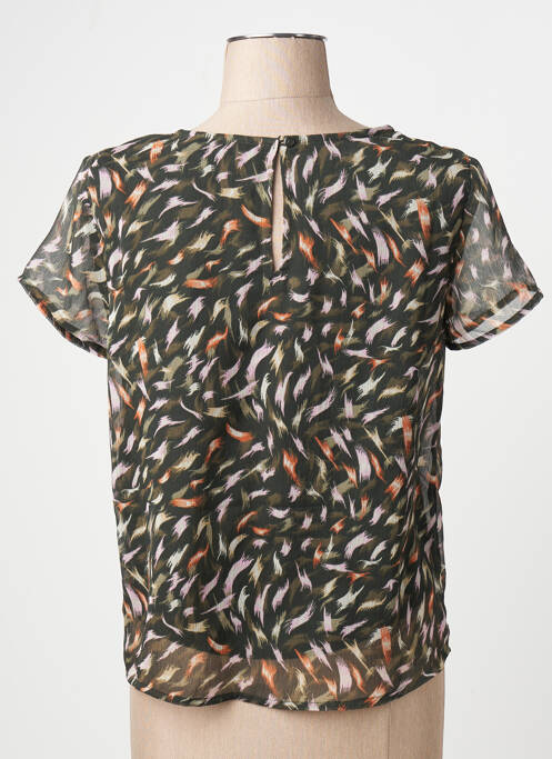 Tricou guler rotund verde ONLY femme