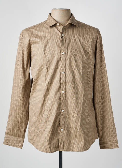 Cămașă cu mâneci lungi maro JACK & JONES homme