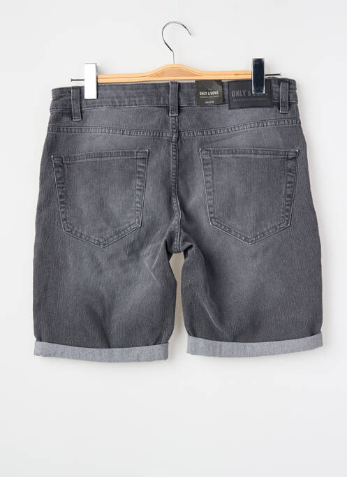 Șort croială dreaptă gri ONLY&SONS homme