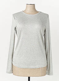 Tricou gri MANGO femme